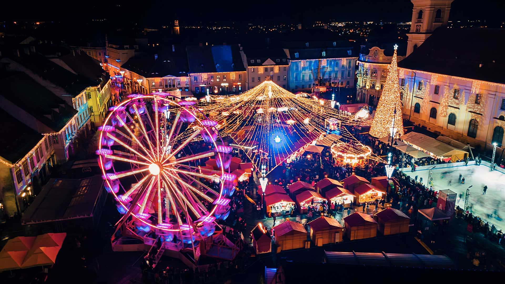 Creative aerial photography from a drone